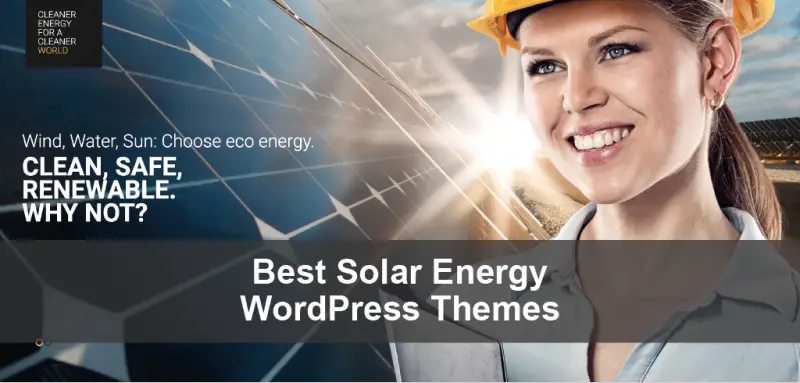 Best Solar Energy WordPress Themes