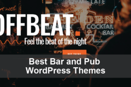Best Bar and Pub WordPress Themes