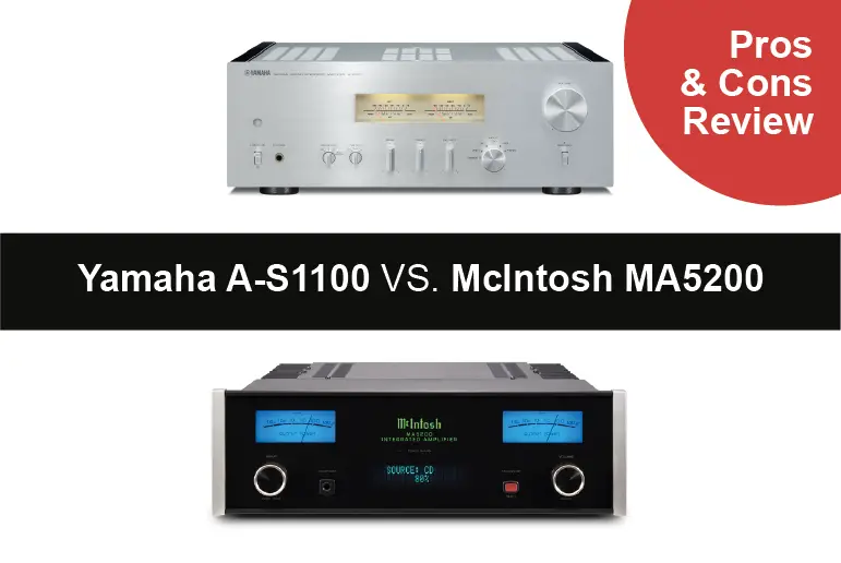 Yamaha A-S1100 VS. McIntosh MA5200 Pros & Cons Review